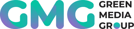 GMG Green Media Group - dark bg Logo